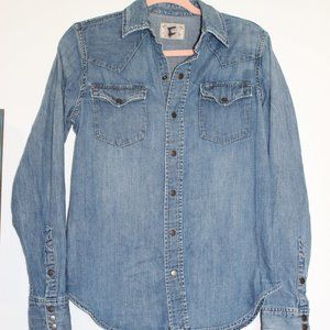 Denim Button Down Shirt